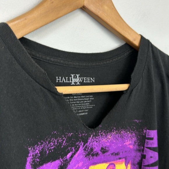 Halloween Jason Modified Graphic Tee Sz 2X - Picture 5 of 6